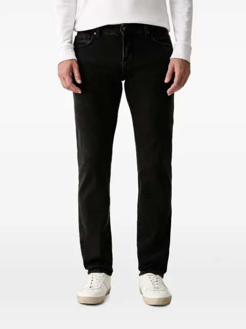 Armani Exchange logo-patch jeans Grey XM001512AF25539