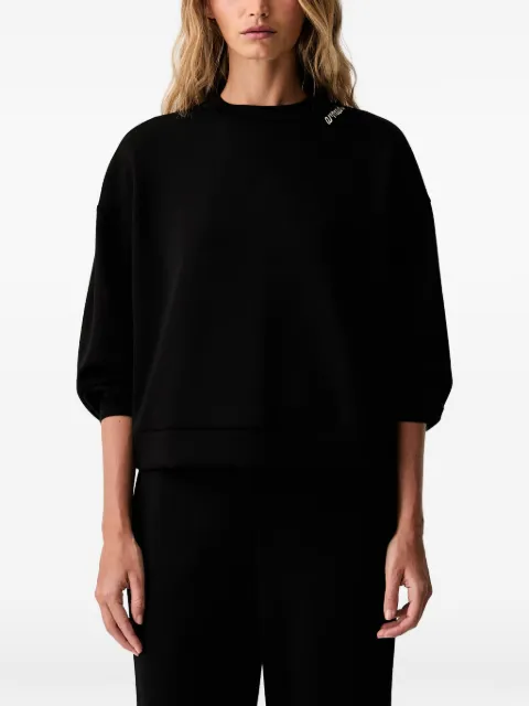 Armani Exchange logo-embroidered sweatshirt Black XW002853AF1
