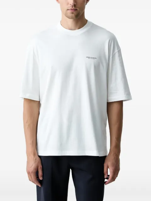 Armani Exchange logo-print T-shirt White XM003559AF1