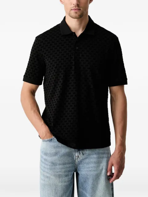 Armani Exchange cotton polo shirt Black XM002905AF1