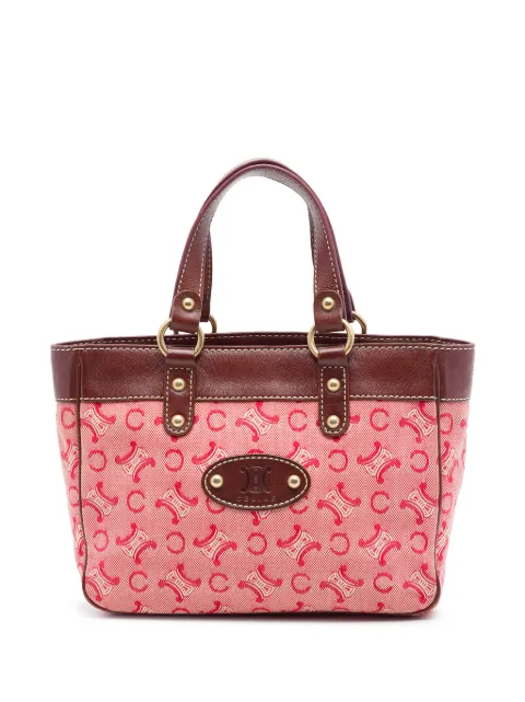 Celine Pre-Owned 2000 C Macadam Canvas handbag Red UOYJEBJG8NSJTNMY