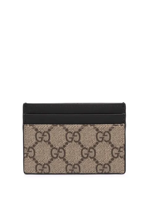 Gucci Pre-Owned 2000-2015 GG Supreme card holder Neutrals JLBPG69MU0ROFWZF