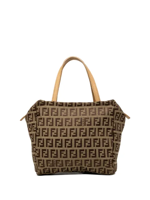 Fendi Pre-Owned 2000-2010 Mini Zucchino Canvas handbag Neutrals 65GIT8MX30ANN52P