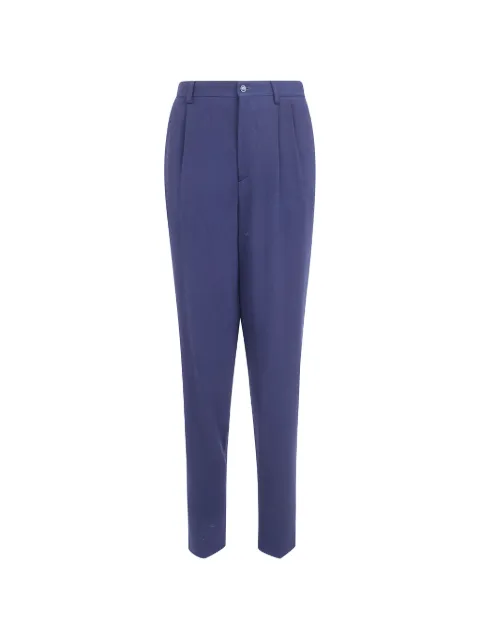 Giorgio Armani pleated tailored trousers Blue GM000922TE10084