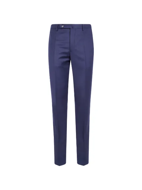 Incotex pressed-crease wool trousers Blue 1T00391645C