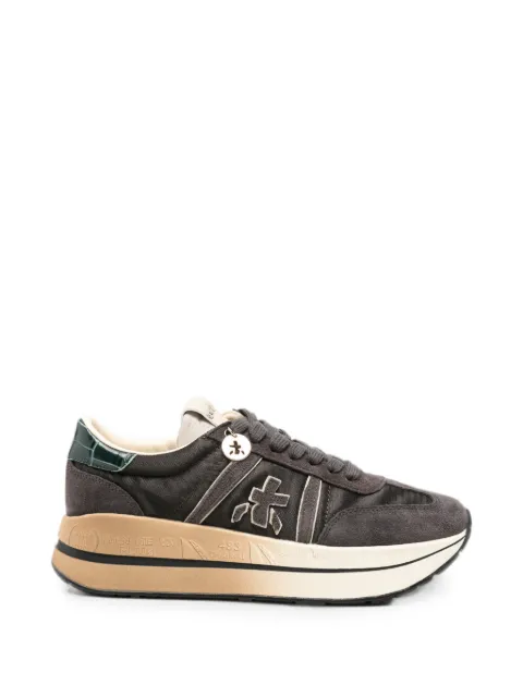 Premiata Bethcoin logo-patch sneakers Brown BETHCOIN8505