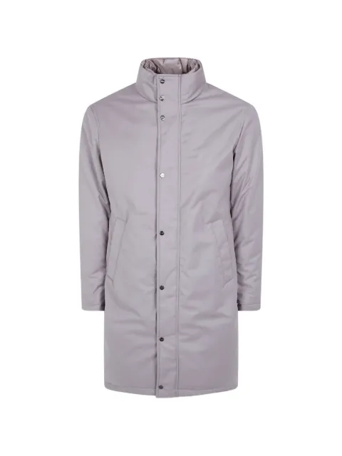 Herno high-neck press-stud jacket Grey PI001192U12638