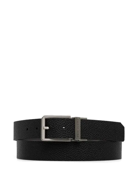Armani Exchange reversible leather belt Black XM003188AF2