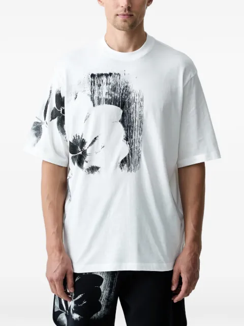 Armani Exchange floral-print T-shirt White XM003066AF1