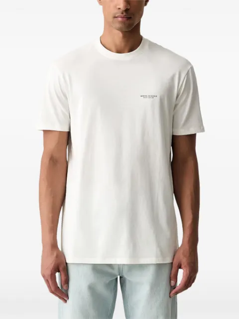 Armani Exchange logo-print short-sleeved T-shirt White XM003113AF2