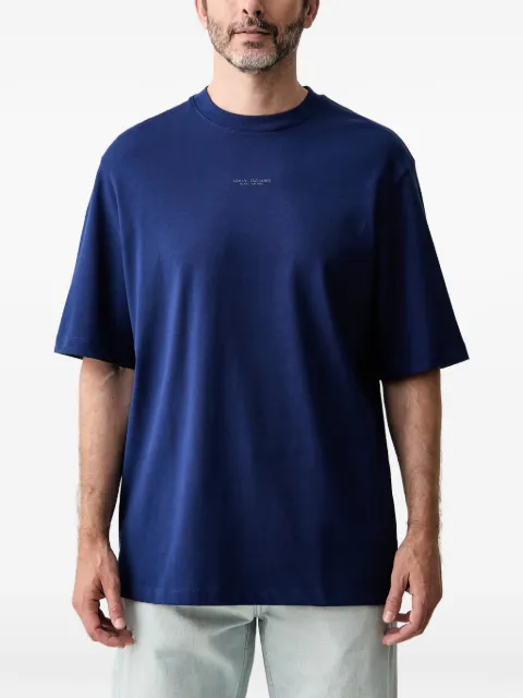 Armani Exchange logo-print short-sleeve dT-shirt Blue XM003560AF28670