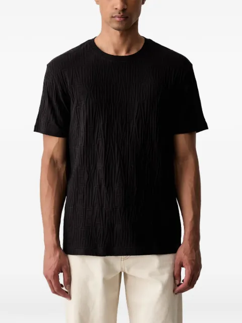 Armani Exchange logo-jacquard cotton T-shirt Black XM003073AF1