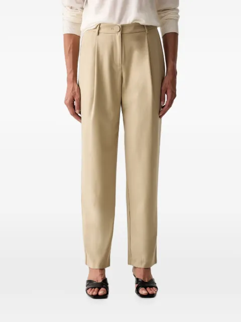 Armani Exchange pleat-detail trousers Neutrals XW002908AF2
