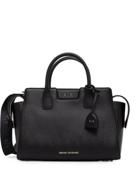 Armani Exchange logo-detail cross body bag Black XW002158AF2
