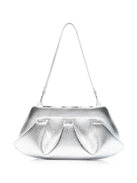 Themoirè Bios clutch bag Silver 261WTMBB0OOBL