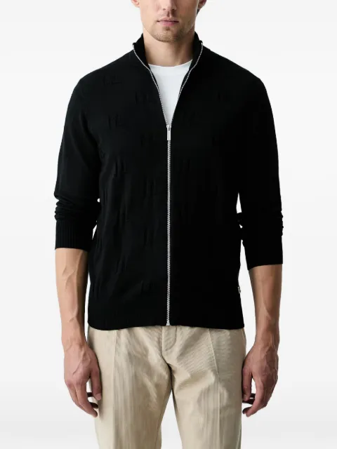 Karl Lagerfeld zip-up cardigan Black 655016563304