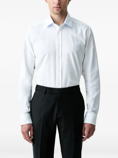 Karl Lagerfeld embroidered-logo shirt White 605192563784