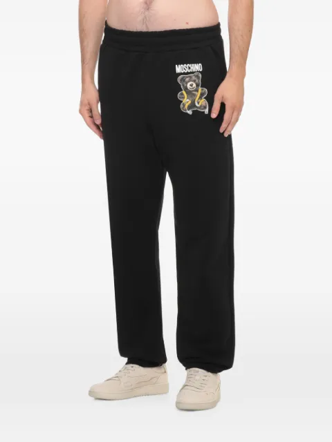 Moschino Teddy Bear-print track pants Black 034552281555