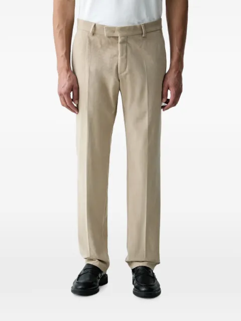 Karl Lagerfeld corduroy pressed-crease trousers Neutrals 255001563008