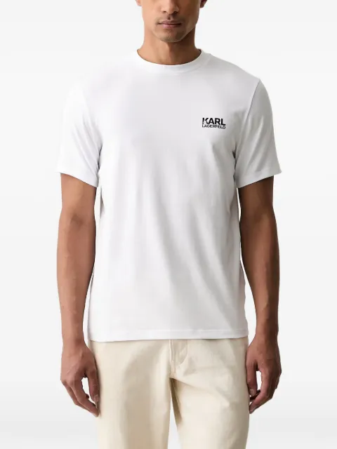 Karl Lagerfeld logo-print T-shirt White 755781564235