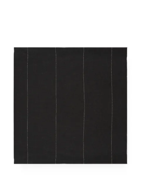 Peserico bead-embellished fringed scarf Black S31555C0CC959952