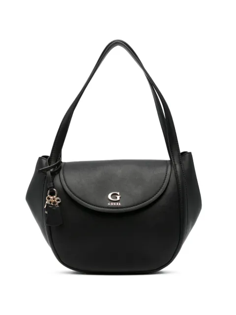 GUESS USA Coleen logo-plaque leather shoulder bag Black HWBG9739190BLA