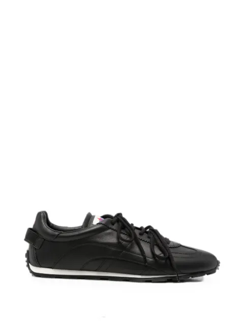 DSQUARED2 maple-leaf leather sneakers Black SNM048618900001