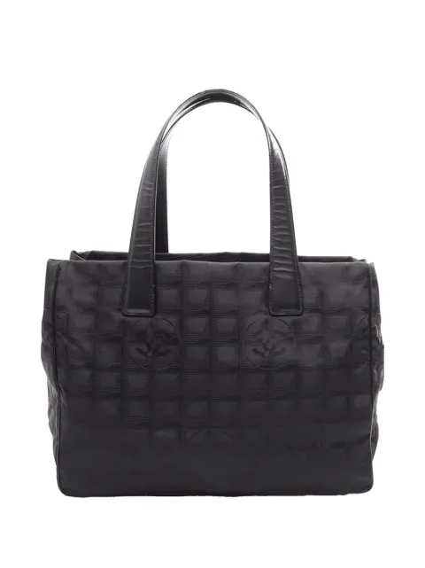 CHANEL Pre-Owned 2006-2008 New Travel Line Nylon tote bag Black 6W6JN6Q6ZDAN770Y