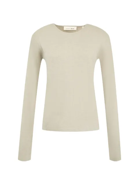 FEAR OF GOD ESSENTIALS soft knit slim longsleeve T-shirt Neutrals RW00362