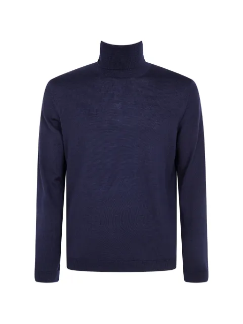 Nuur roll-neck wool sweater Blue 263MYB01003