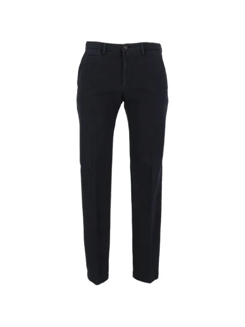 Briglia 1949 belt-loops button-fastening trousers Blue BG05400038