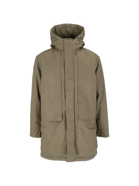 K-Way mid-length hooded coat Brown K4141QW