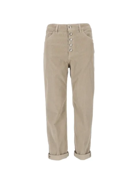DONDUP Koons corduroy trousers Neutrals DP268BVS0030DBM5