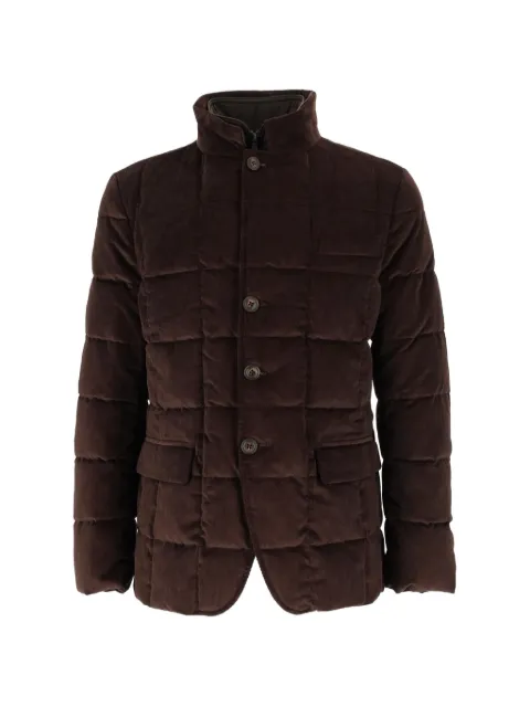 Fay quilted corduroy jacket Brown NAM45530210YPN