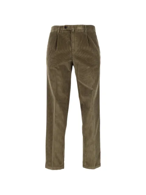 Briglia 1949 pleated corduroy trousers Green BG21400067