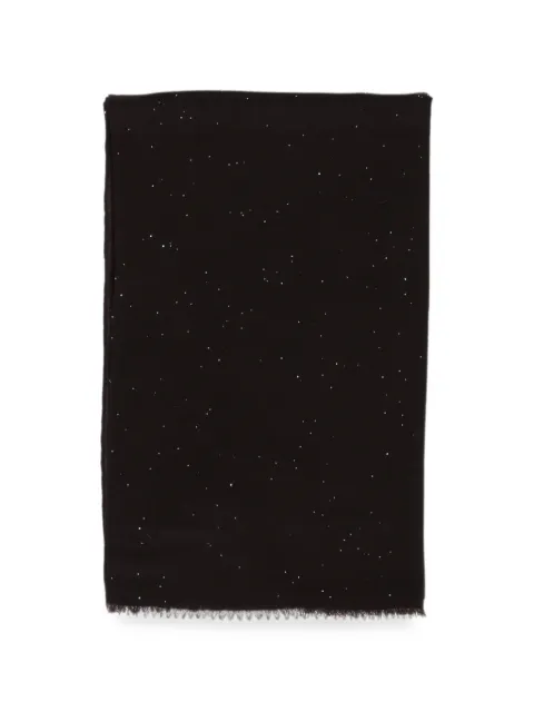 Faliero Sarti Raissa sequin-embellished scarf Brown I270332