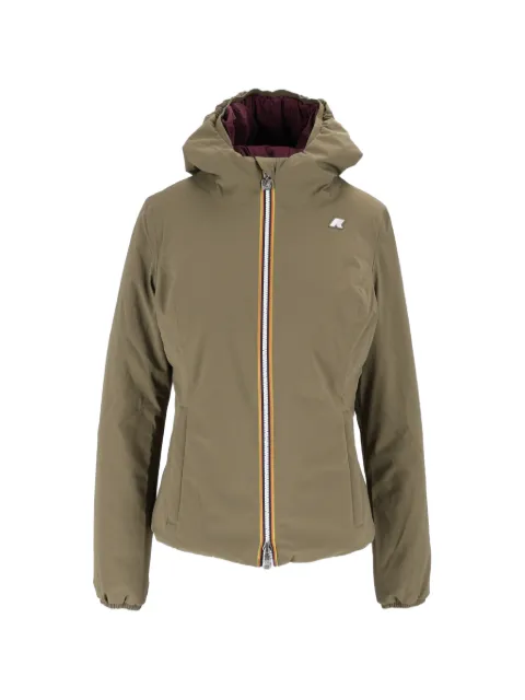 K-Way Lily St Warm reversible hooded jacket Green K6128TW