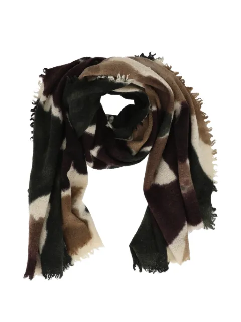 Faliero Sarti Blita frayed scarf Neutrals I272006