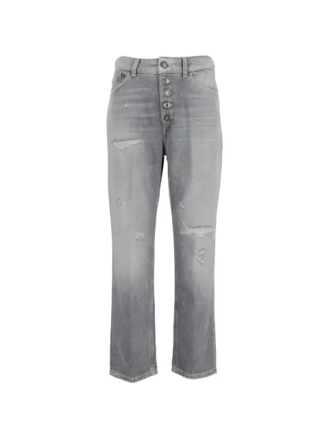 DONDUP Koons distressed jeans Grey DP268BDF0277DMW8