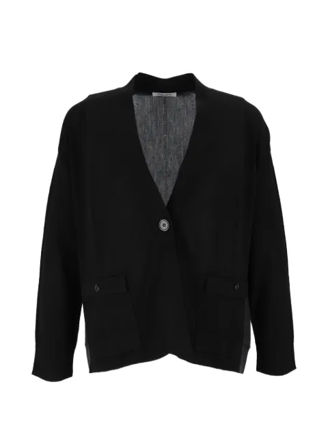 Kangra colour-block pocket jacket Black 490604