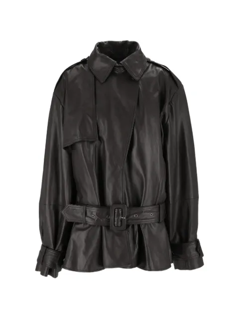 ROTATE BIRGER CHRISTENSEN biker leather jacket black Black 1158171667