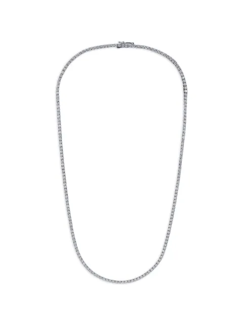 with love lab-grown diamond tennis necklace Silver NK0214WG