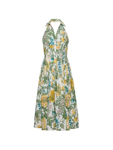 Cara Cara Rashida floral-print midi dress White 1543FMIV