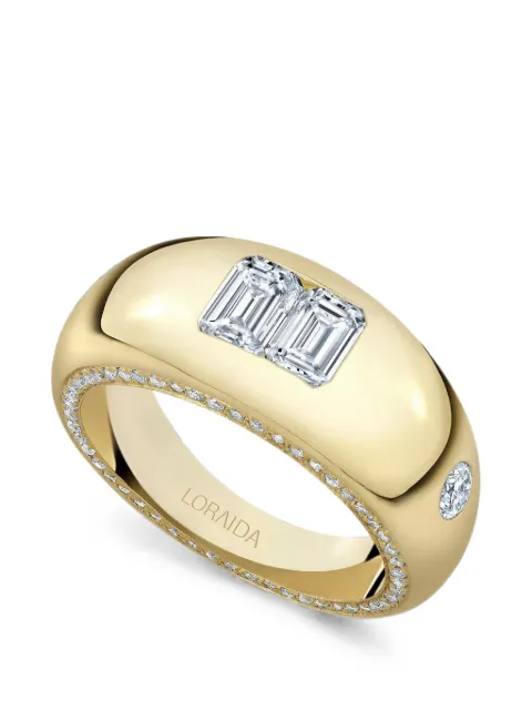 Loraida Vortex emerald and diamond ring Gold VCR97234