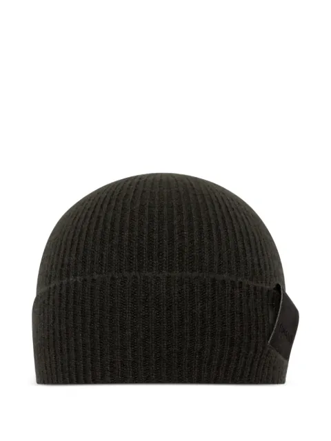 TOM FORD ribbed-knit cashmere beanie Brown KHR008YMK137