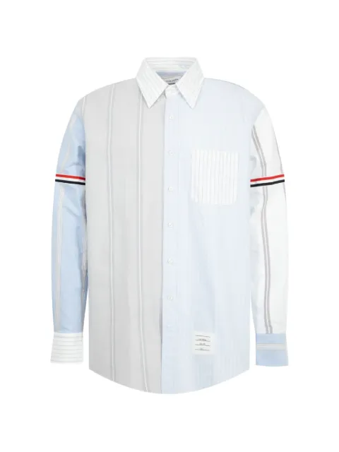 Thom Browne Funmix cotton Oxford shirt Blue MWL301FF0938