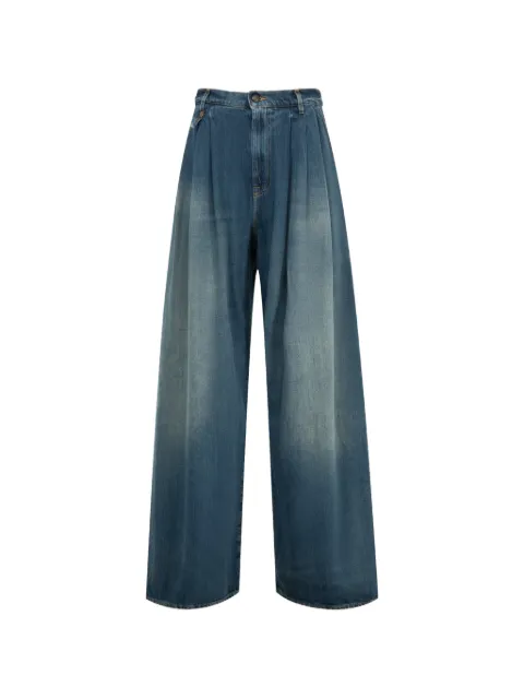 R13 triple-pleat jeans Blue R13WD248D476A