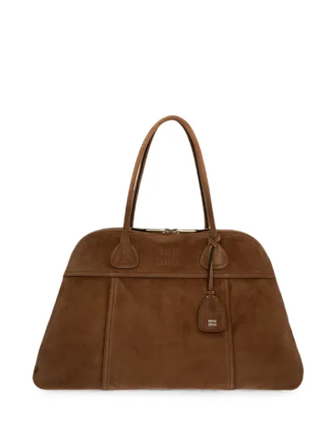 Miu Miu Vivant Suede bag Brown 5BB195V0002CSS