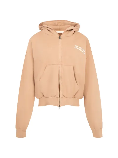 FEAR OF GOD ESSENTIALS 90s full zip hoodie classic fit Neutrals RW00320