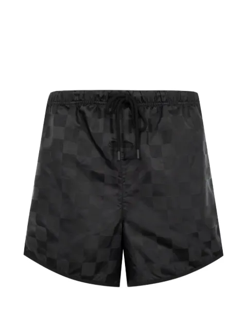 FEAR OF GOD ESSENTIALS checkered gym short Black RW003010031